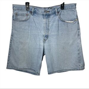 Levi’s 550 Men’s 40 Relaxed Fit Denim Jorts Shorts Light Wash Y2K Streetwear